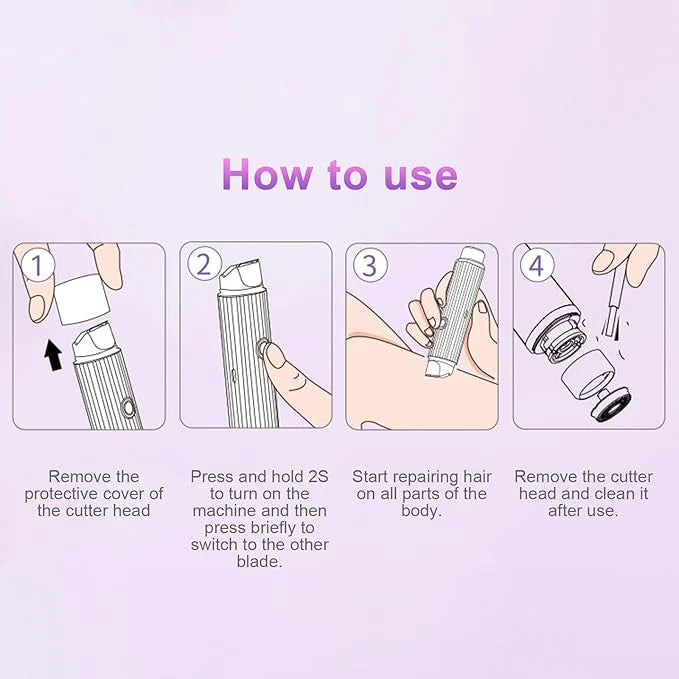 Double Head Electric Shaver  ماكينة حلاقة كهربائية برأسين
