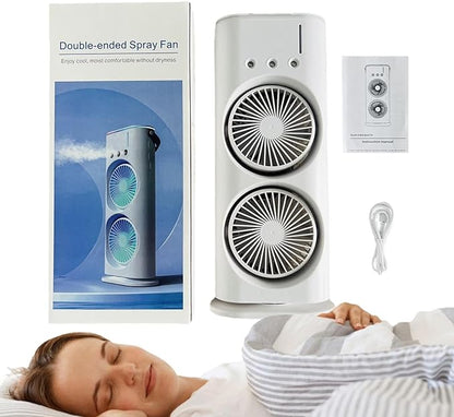 Double Ended Spray Fan  مروحة مزدوجة مع بخاخ رذاذ