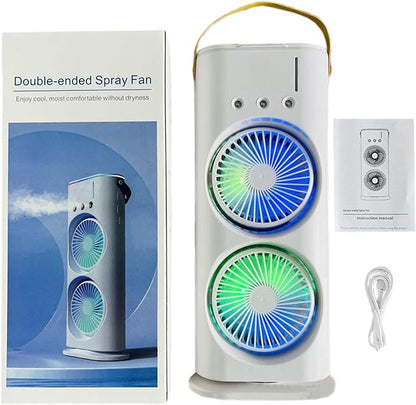 Double Ended Spray Fan  مروحة مزدوجة مع بخاخ رذاذ